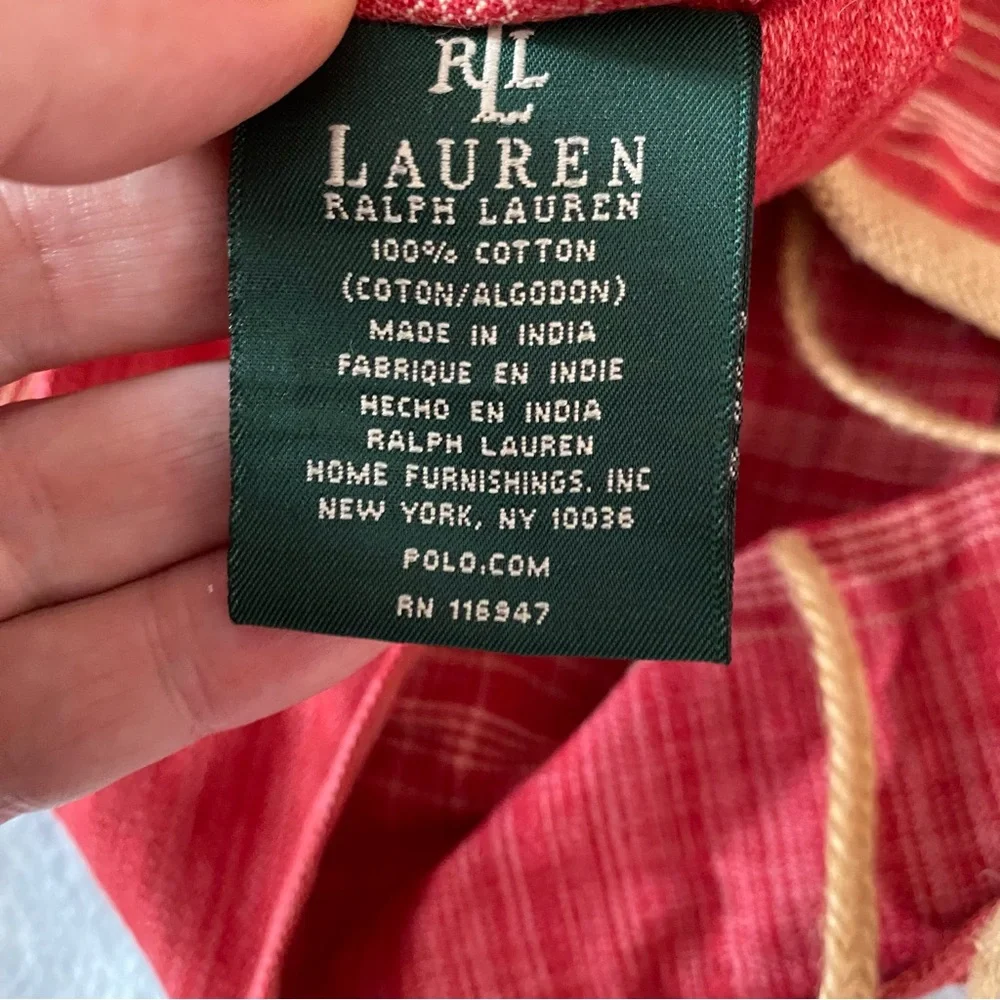 Lauren Ralph Lauren Seychelles San Luca set of 2 Euro jute trim shams